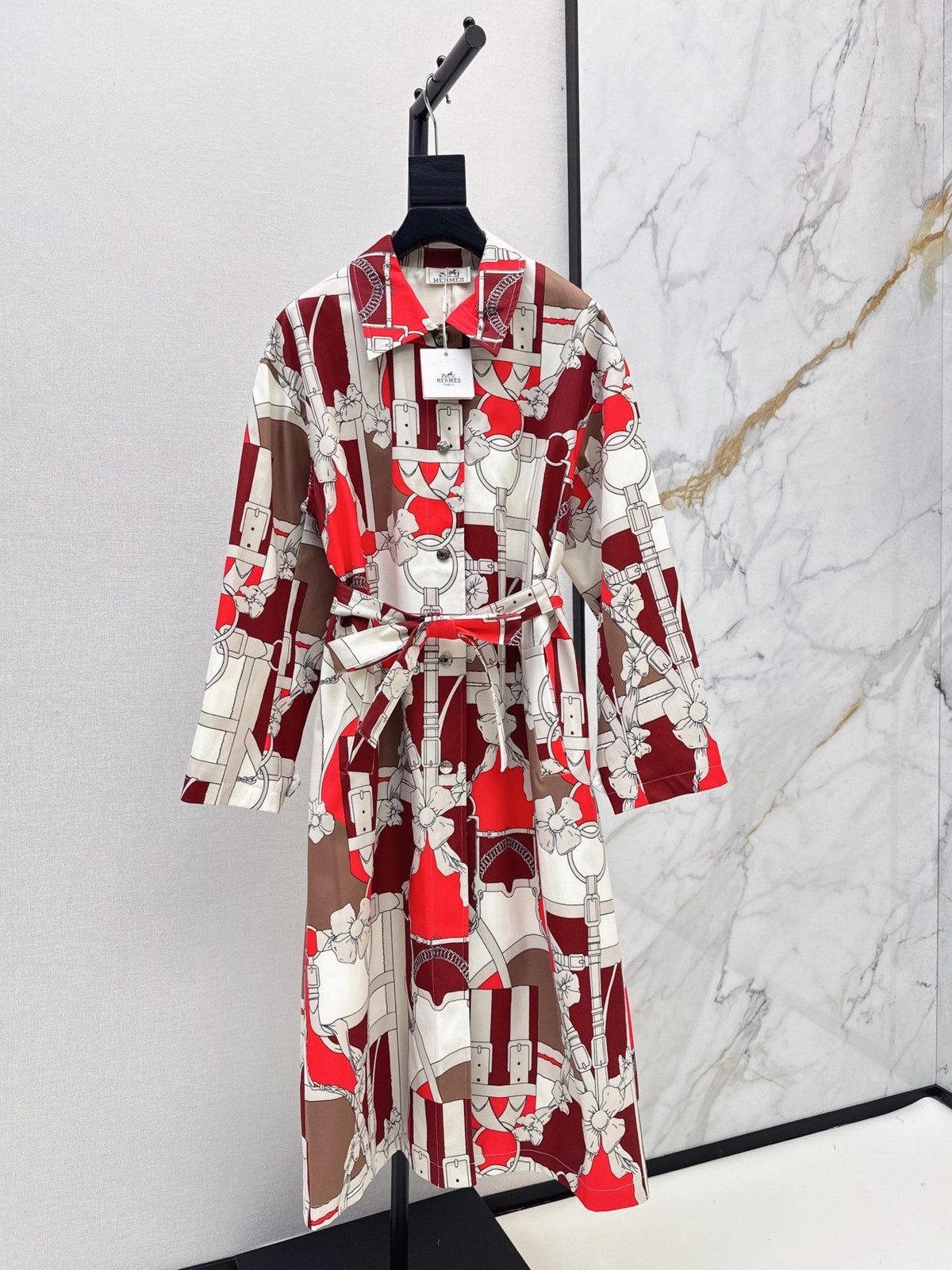 Hermès/26 Early Autumn Latest Trench Coat
