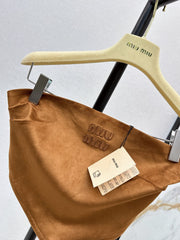 MiuMiu/26Ss Early Autumn New Strapless Top