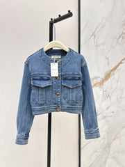 zimmermann/26 Early Autumn New Retro Vacation Style Denim Set