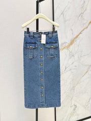 zimmermann/26 Early Autumn New Retro Vacation Style Denim Set
