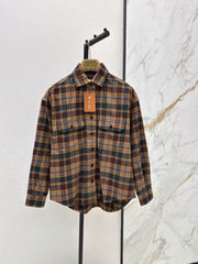 LORO PIANA/26Ss Fall/Winter Latest Plaid Shirt