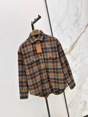 LORO PIANA/26Ss Fall/Winter Latest Plaid Shirt