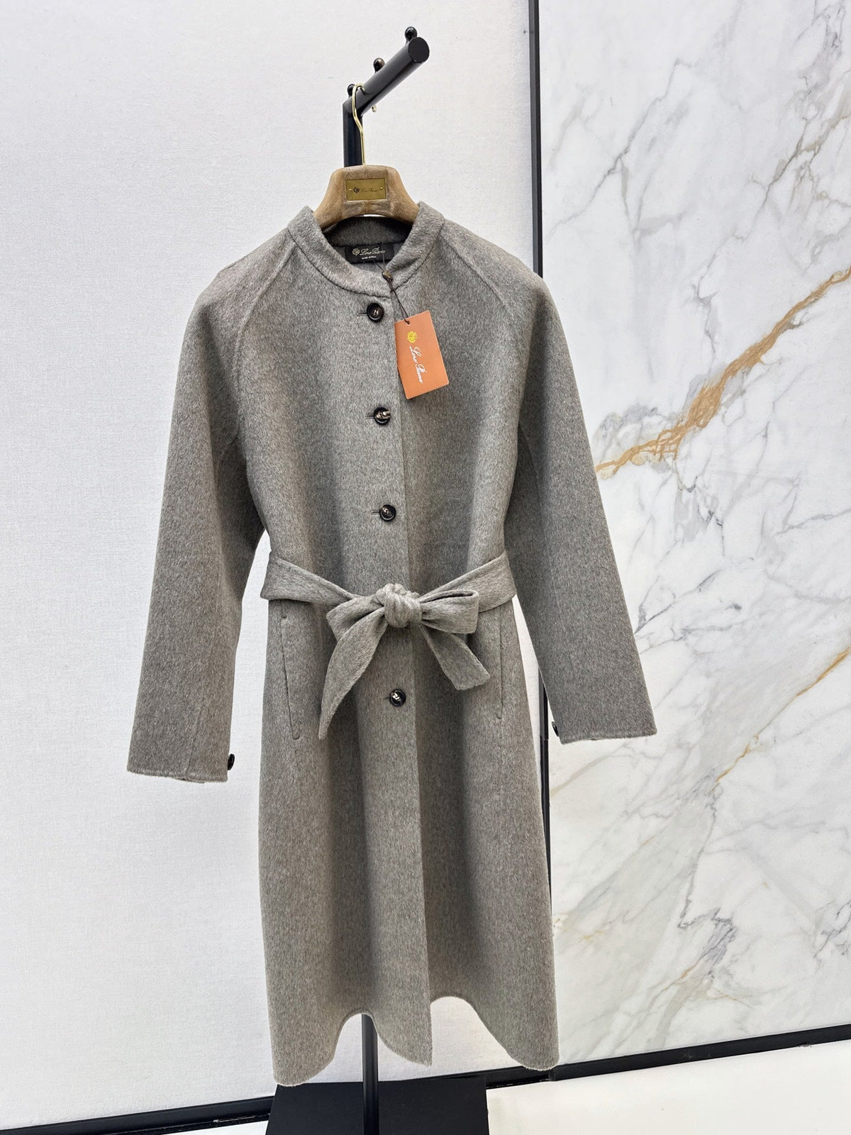 LORO PIANA/26Ss Autumn/Winter Latest Long Wool Coat