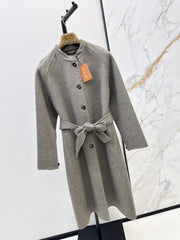 LORO PIANA/26Ss Autumn/Winter Latest Long Wool Coat
