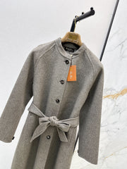 LORO PIANA/26Ss Autumn/Winter Latest Long Wool Coat