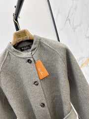 LORO PIANA/26Ss Autumn/Winter Latest Long Wool Coat