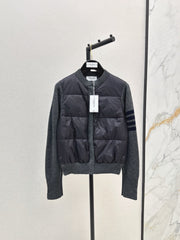 Thom Browne/26 Early Autumn Latest Short Down Jacket with Collar