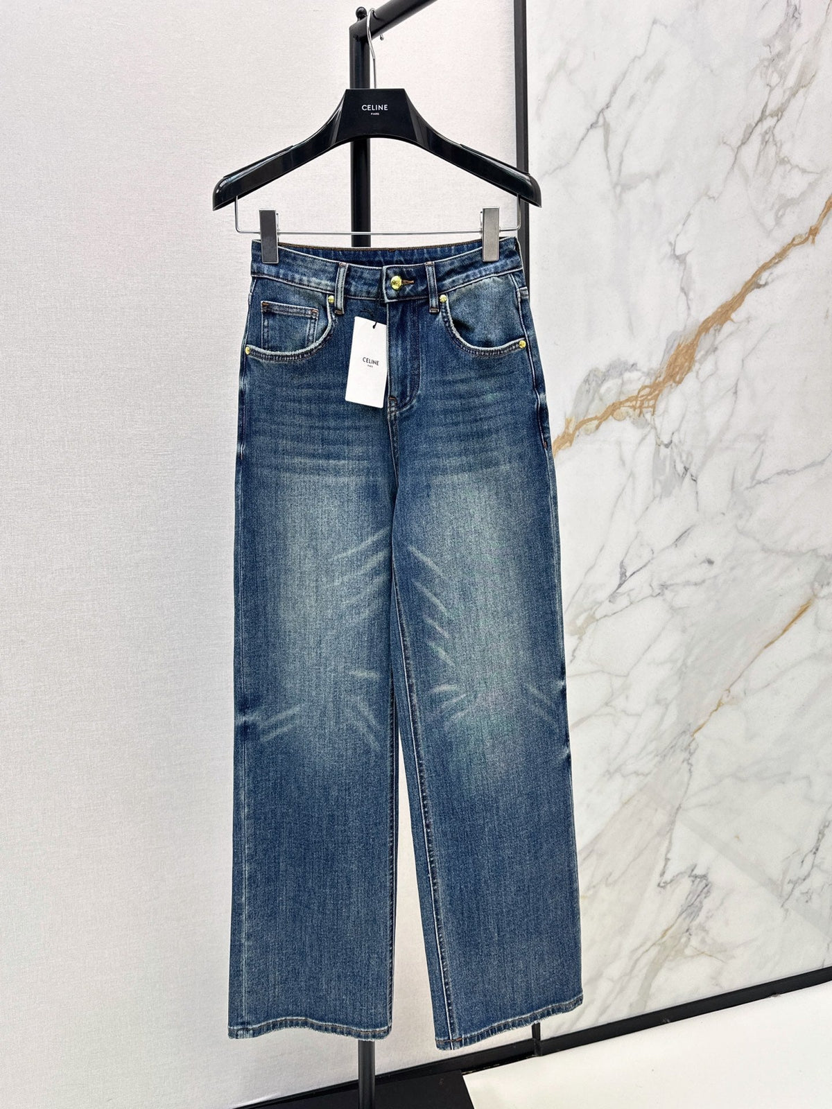 Celine/26 Early Fall Latest Straight-Leg Jeans