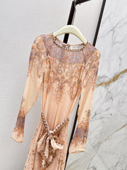 zimmermann/26 Early Autumn Latest Vacation-Style Elegant Long Dress
