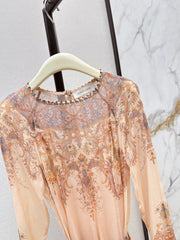 zimmermann/26 Early Autumn Latest Vacation-Style Elegant Long Dress