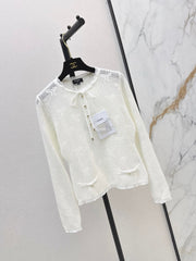 Chanel/26 Early Autumn Latest Hollow-Out Long-Sleeve Knit Sweater