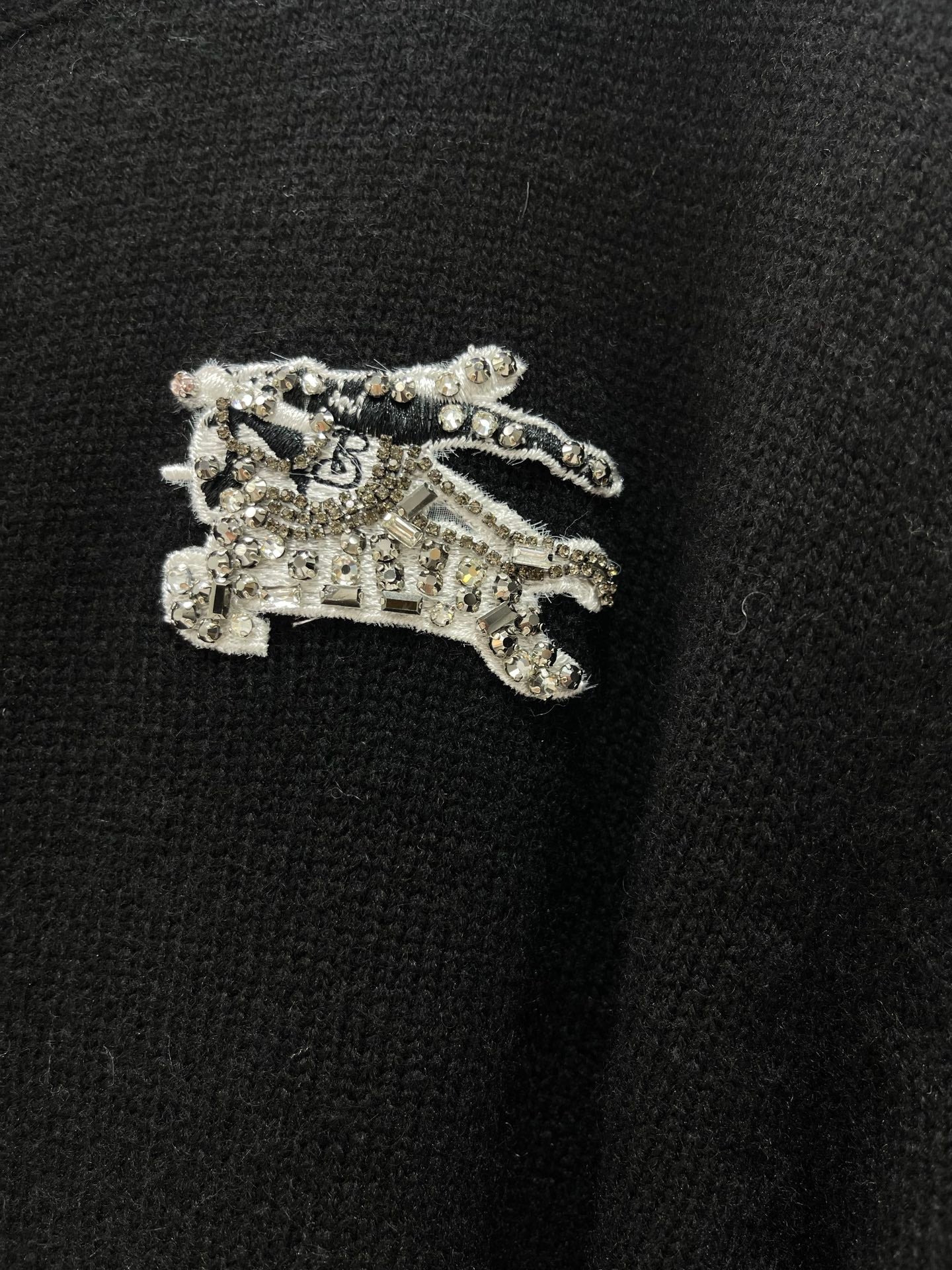 MiuMiu/26 New Early Autumn Knight Logo Wool-Cashmere Blend Cardigan