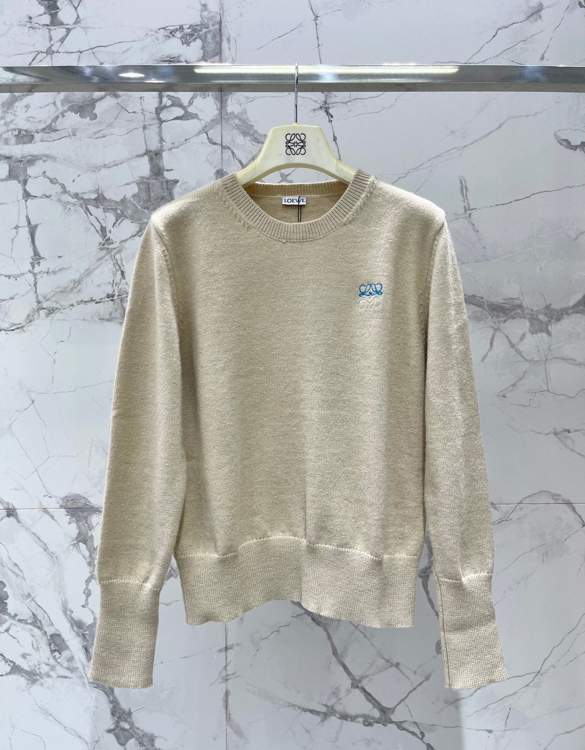 Loewe/26 New Embroidered Knit Long Sleeve