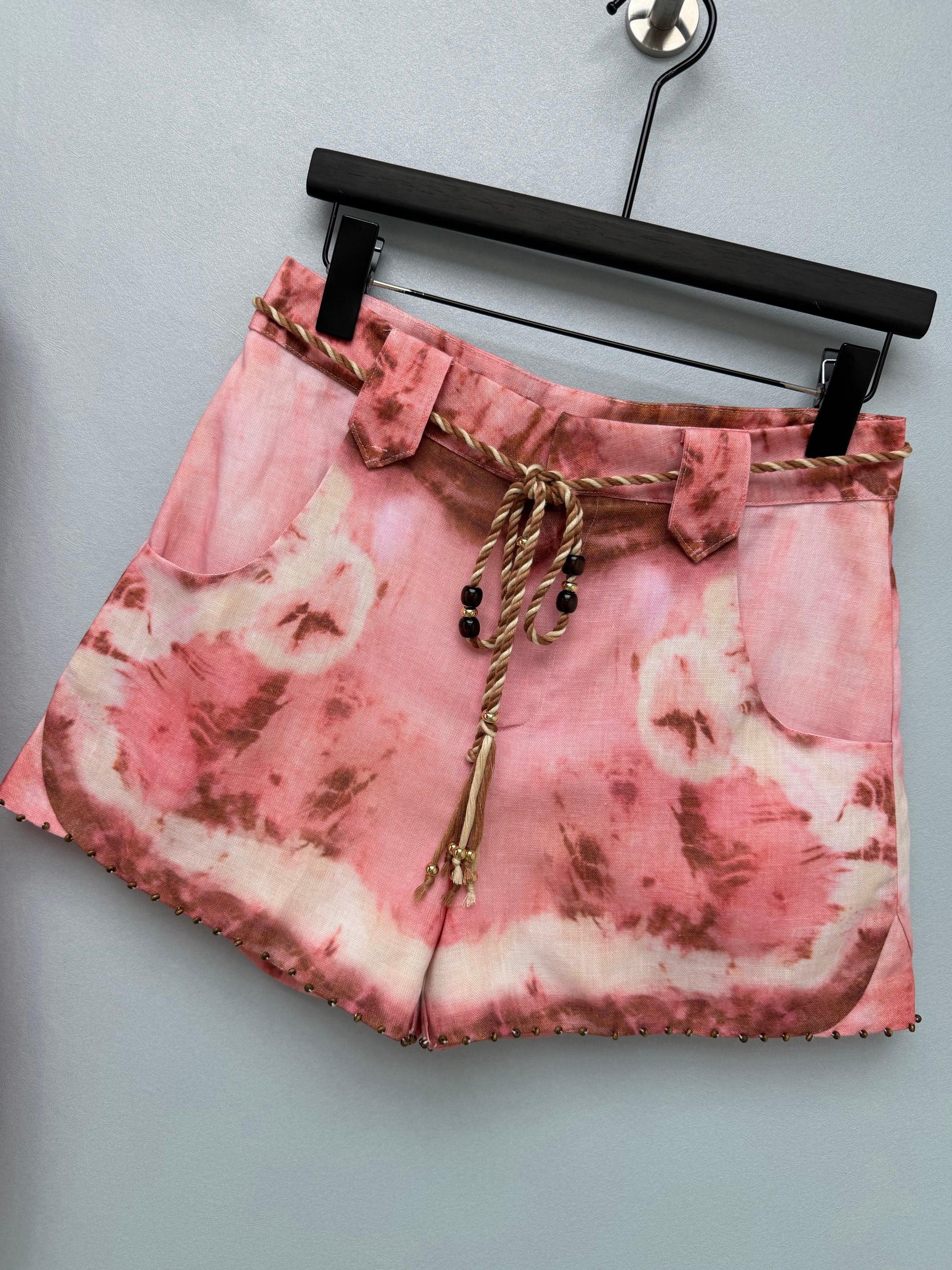 zimmermann/26 New Pink-Brown Gradient Tie-Dye Set