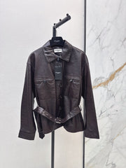 Yves Saint Laurent/26 Latest Retro Leather Jacket