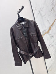 Yves Saint Laurent/26 Latest Retro Leather Jacket