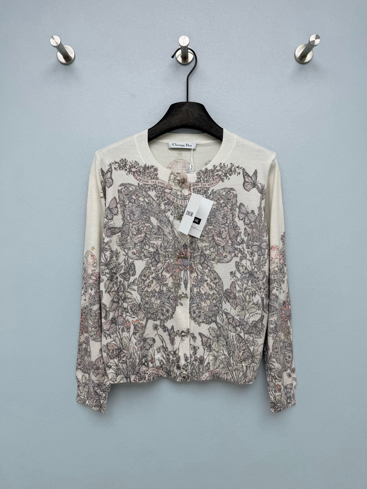 Dior/New Sordat Butterfly Knit Cardigan