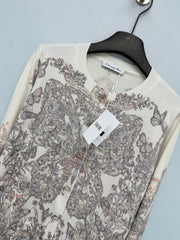 Dior/New Sordat Butterfly Knit Cardigan