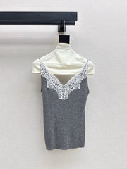 Yves Saint Laurent/Early Autumn New Pure & Cute Lace Camisole