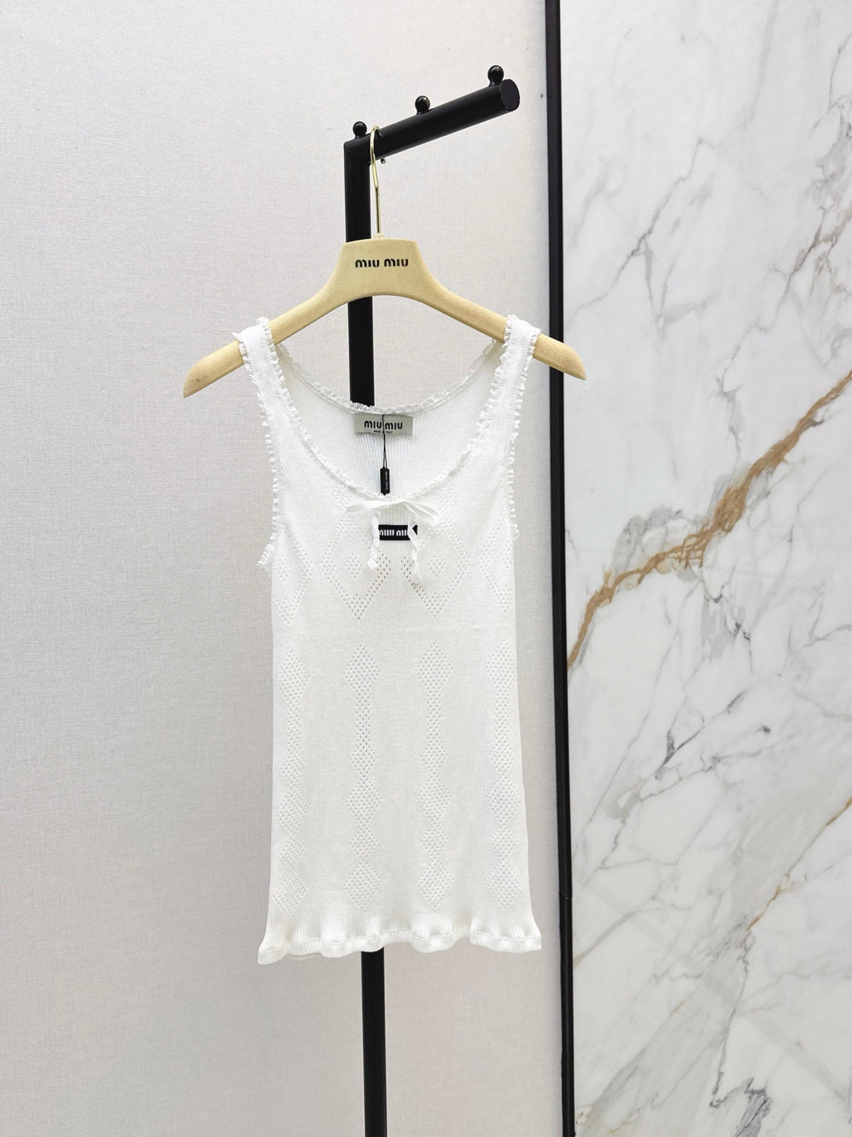 MiuMiu/26 Early Autumn Latest Sweet Girl Favorite Mini Vest