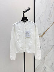 Chanel/26 Early Autumn Latest Hollow Floral Jacquard Knit Cardigan