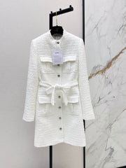 Chanel / New Mid-Length Stand Collar Coat