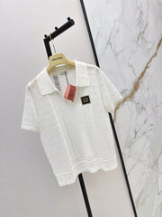 MiuMiu/26 Early Autumn Latest Knit Short Sleeve