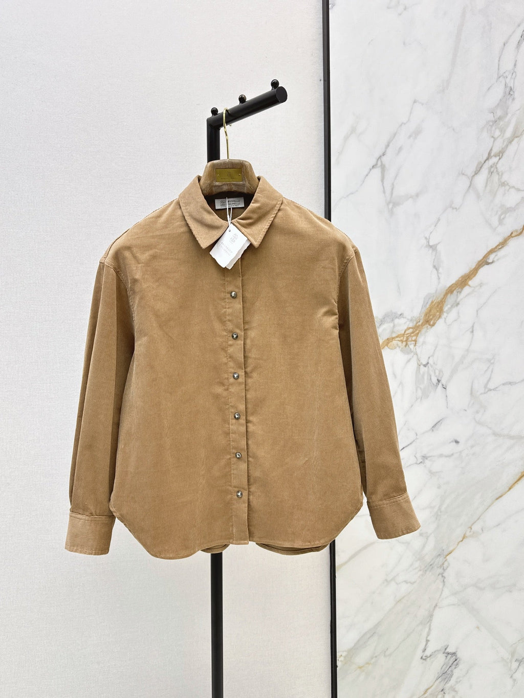Brunello Cucinelli/26Latest Autumn/Winter Corduroy Shirt