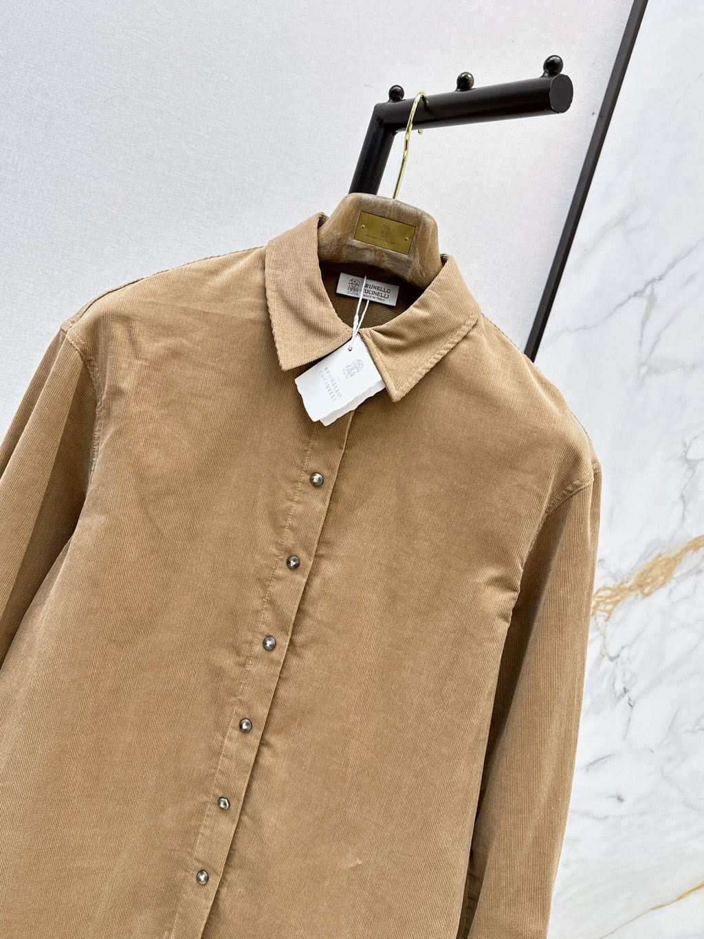 Brunello Cucinelli/26Latest Autumn/Winter Corduroy Shirt