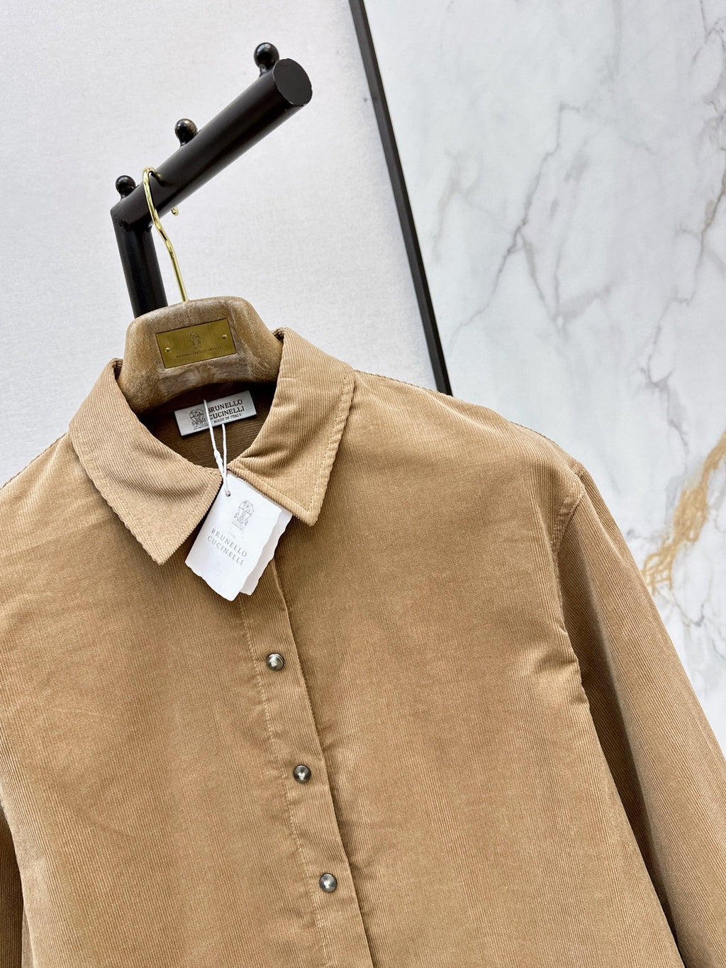 Brunello Cucinelli/26Latest Autumn/Winter Corduroy Shirt