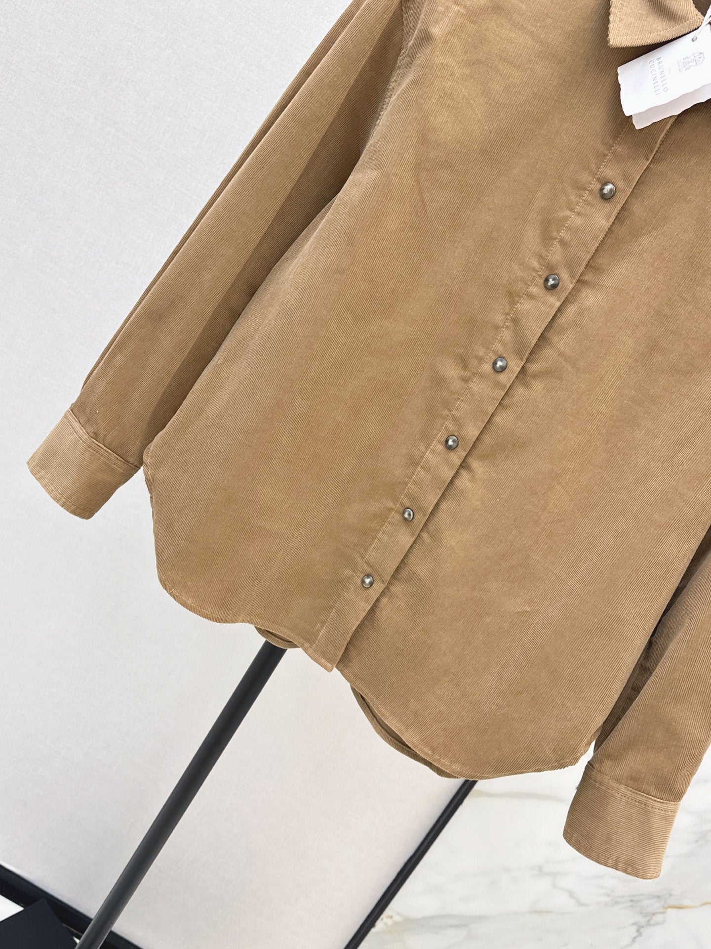 Brunello Cucinelli/26Latest Autumn/Winter Corduroy Shirt