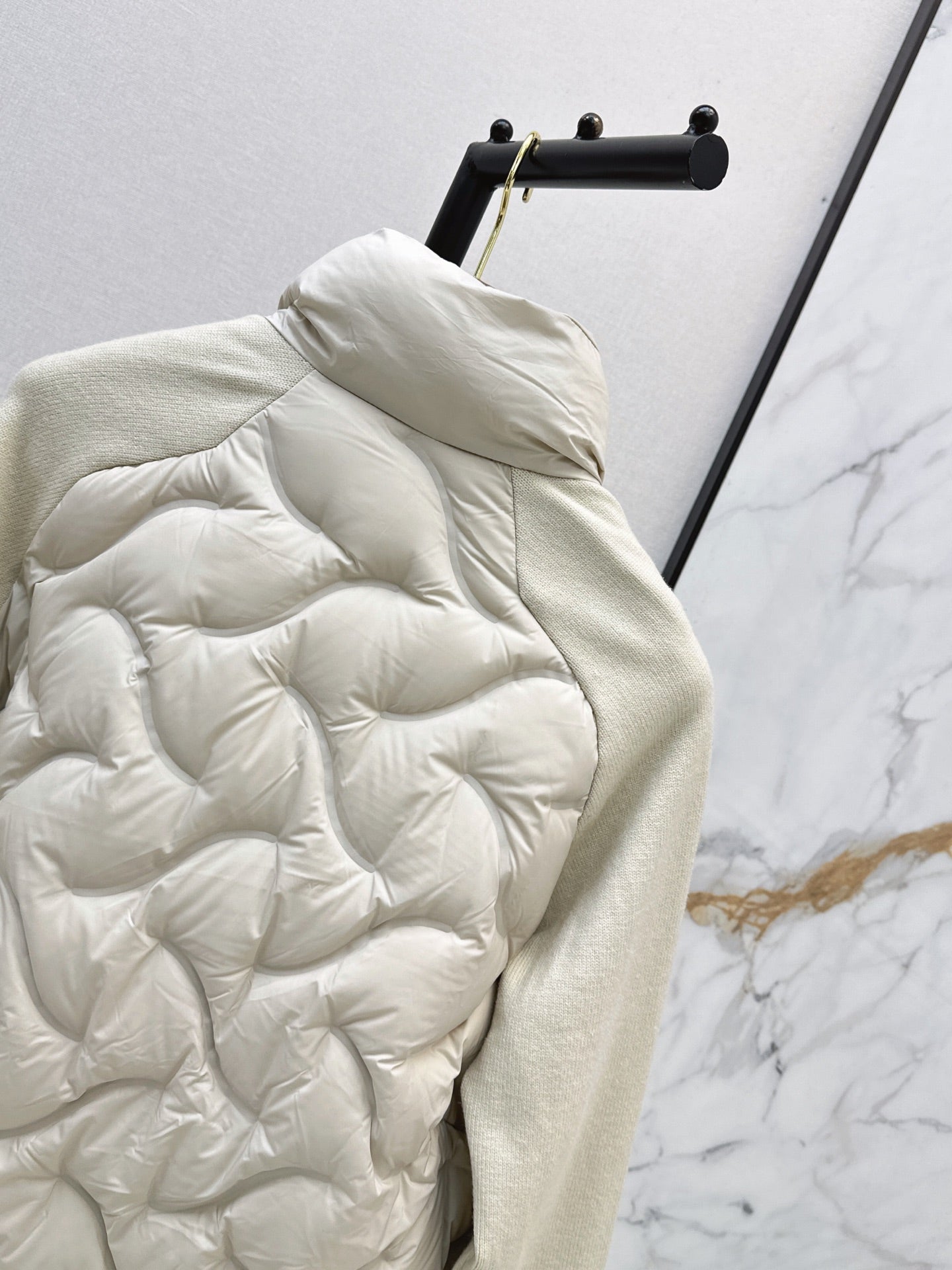 LORO PIANA/26Latest Autumn/Winter Knit-Panel Down Jacket