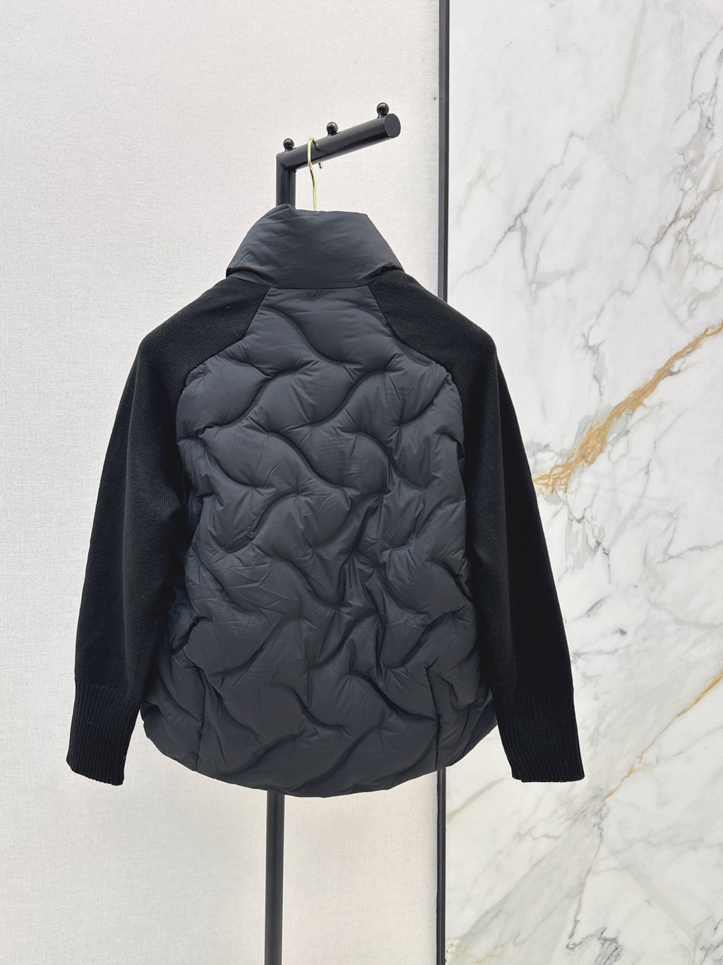 LORO PIANA/26Latest Autumn/Winter Knit-Panel Down Jacket