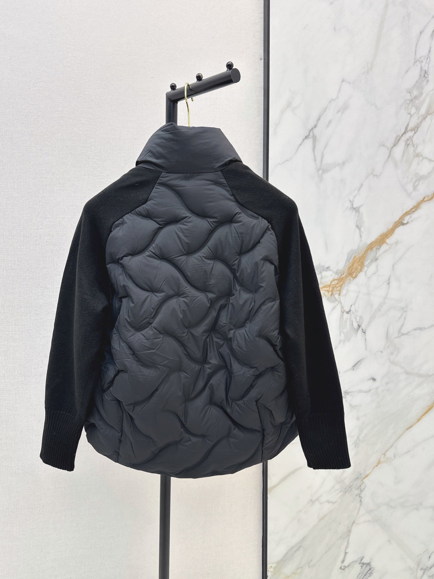 LORO PIANA/26Latest Autumn/Winter Knit-Panel Down Jacket