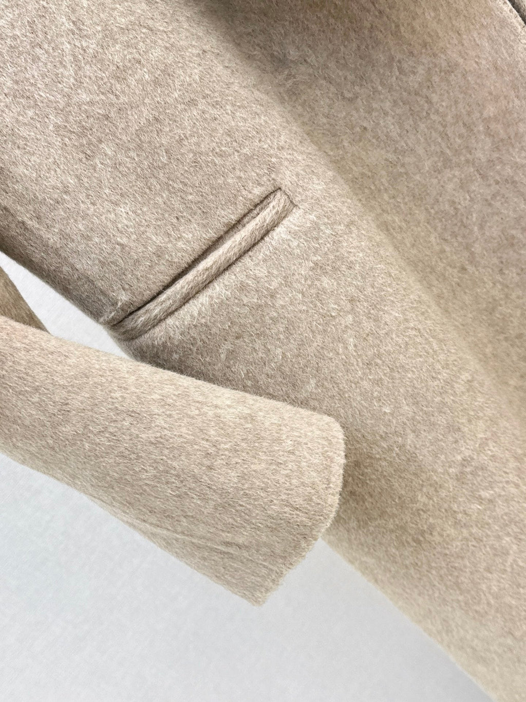 Max Mara/26atest Autumn/Winter Double-Faced Wool-Blend Coat