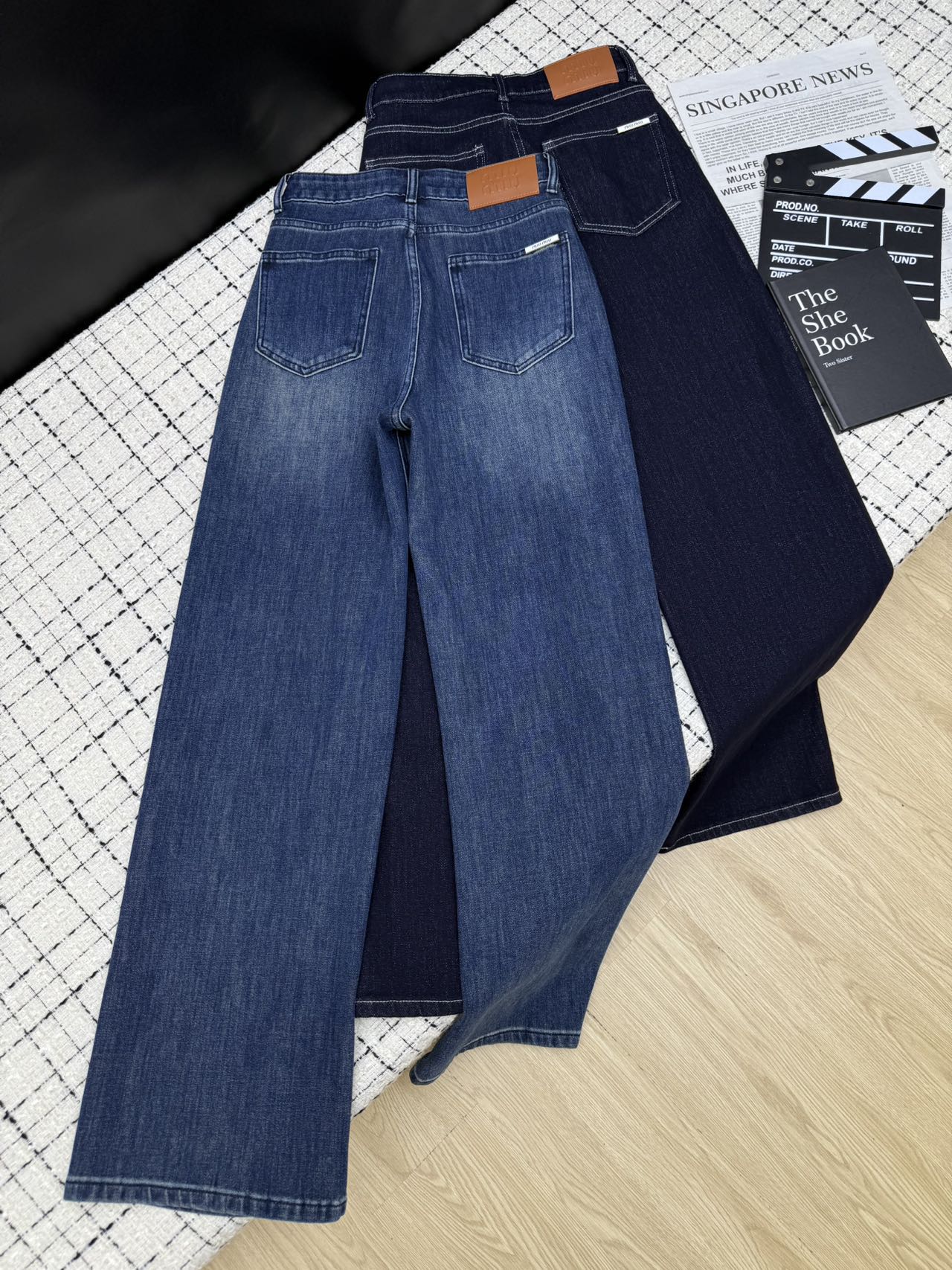 MiuMiu/26New Loose Straight-Leg Jeans