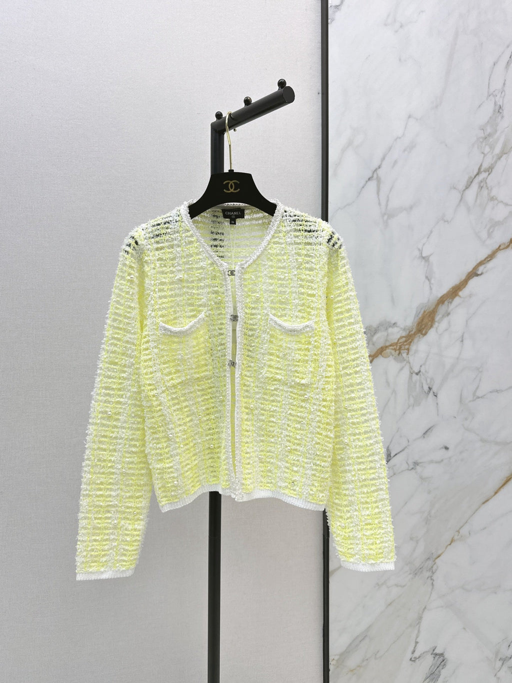 chanel/26Latest Early Autumn Open-Knit Cardigan