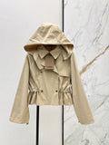 Burberry/26Latest Early-Autumn Cropped Trench Coat