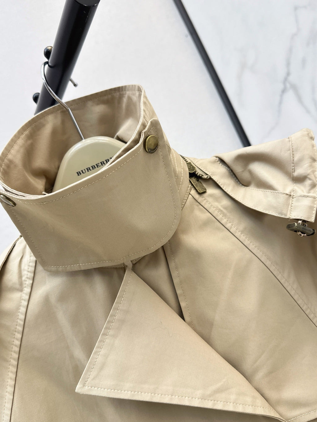 Burberry/26Latest Early-Autumn Cropped Trench Coat