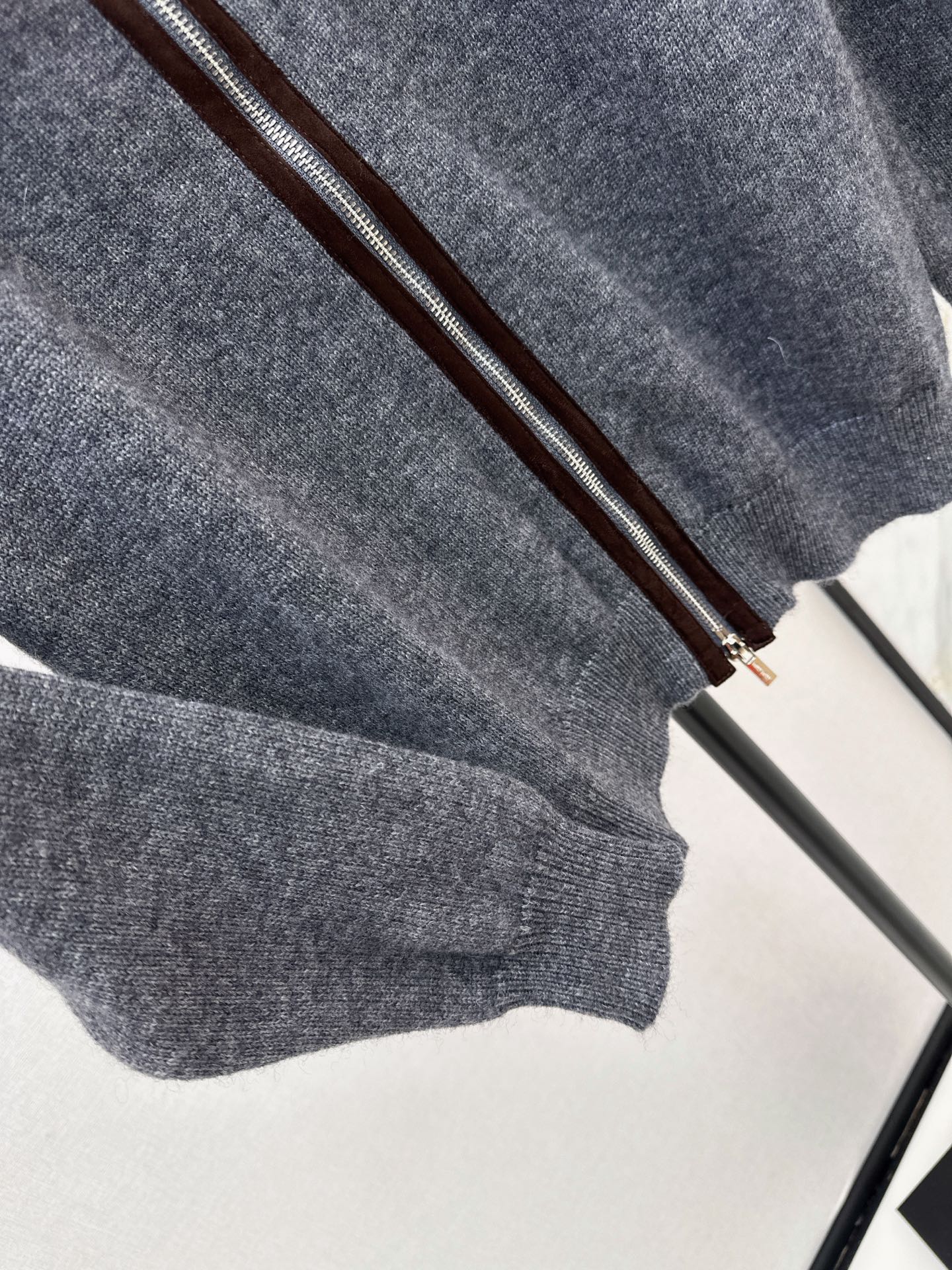 MiuMiu/26Latest Fall/Winter Collared Zip-Up Cardigan