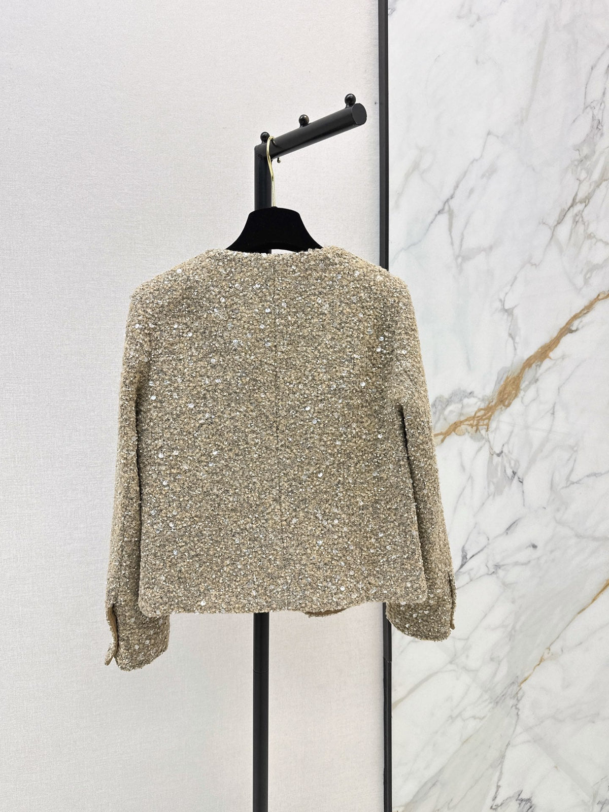 Chanel/26Latest Autumn/Winter Cropped Knit Jacket
