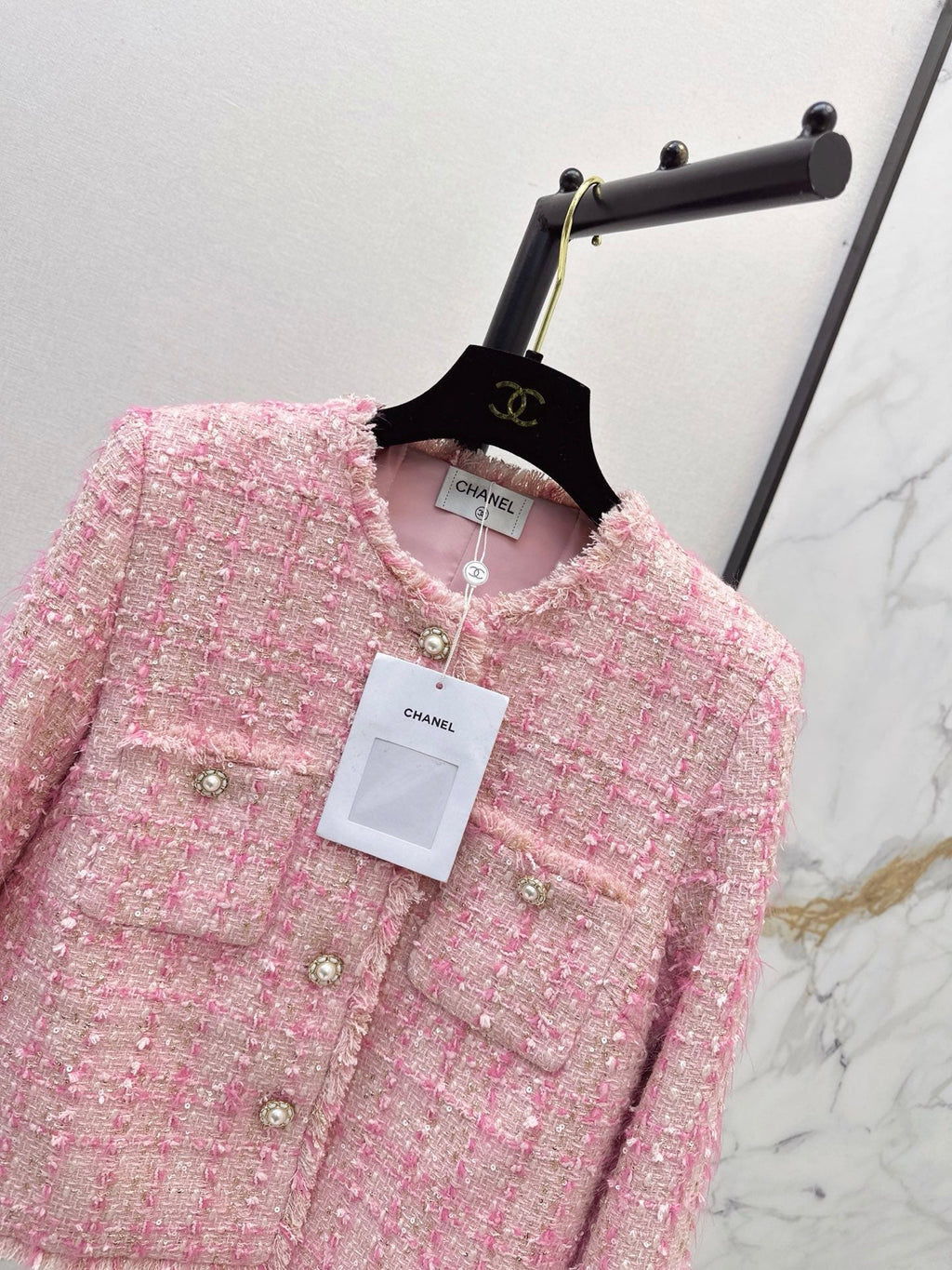 Chanel/26Latest Autumn/Winter Cropped Woven Jacket