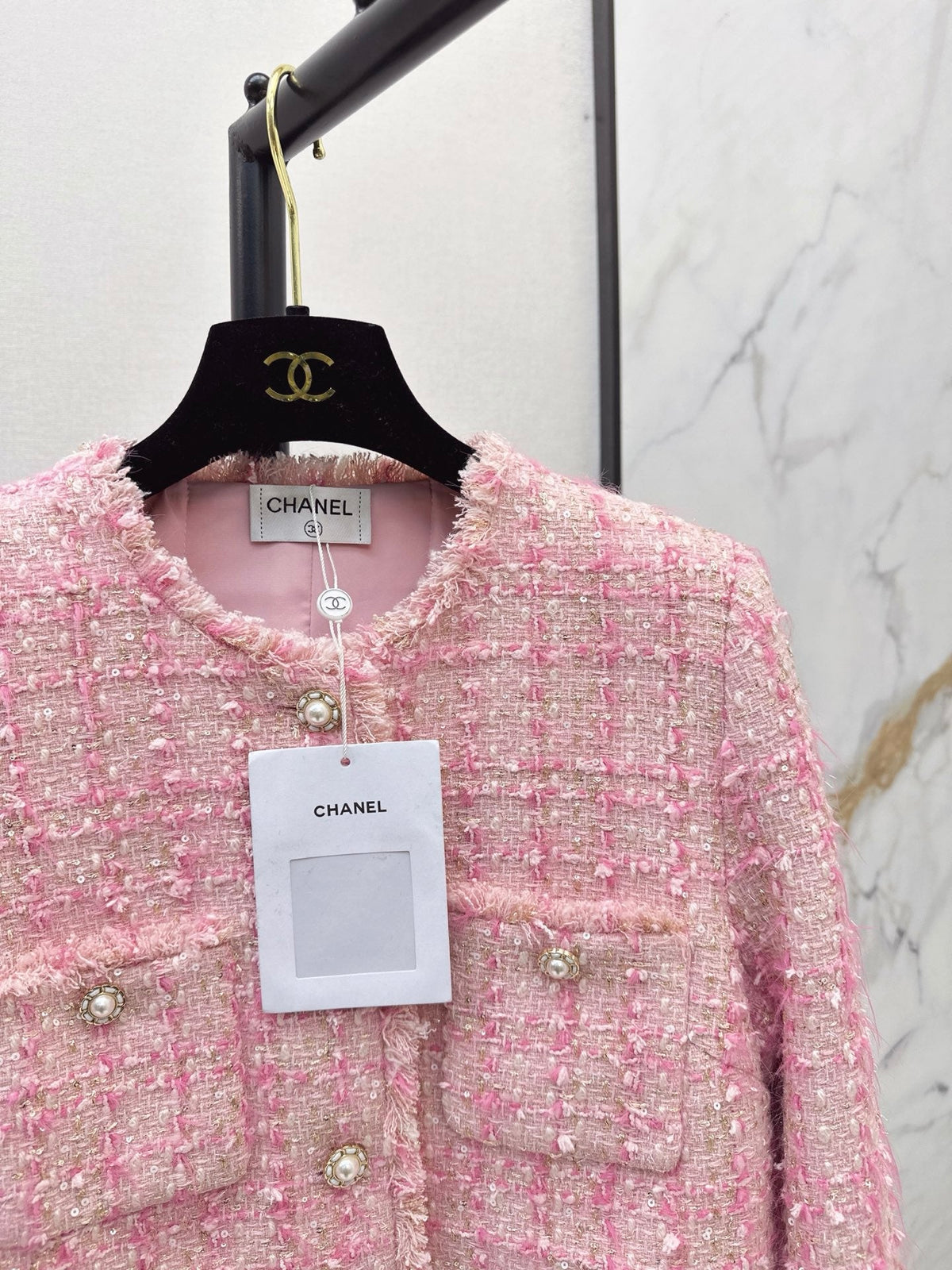 Chanel/26Latest Autumn/Winter Cropped Woven Jacket