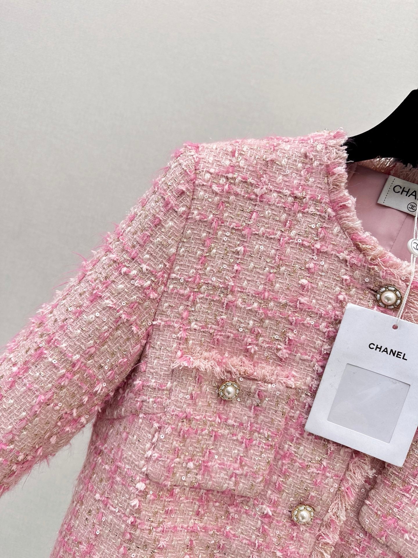 Chanel/26Latest Autumn/Winter Cropped Woven Jacket