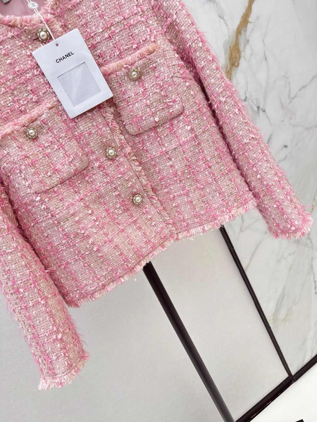 Chanel/26Latest Autumn/Winter Cropped Woven Jacket