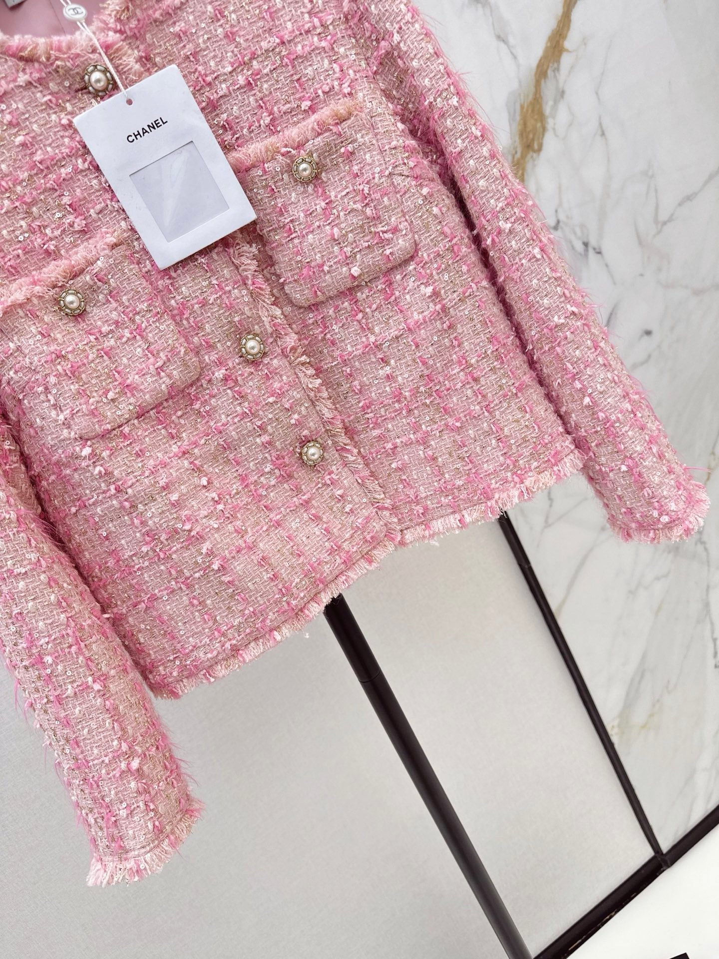 Chanel/26Latest Autumn/Winter Cropped Woven Jacket