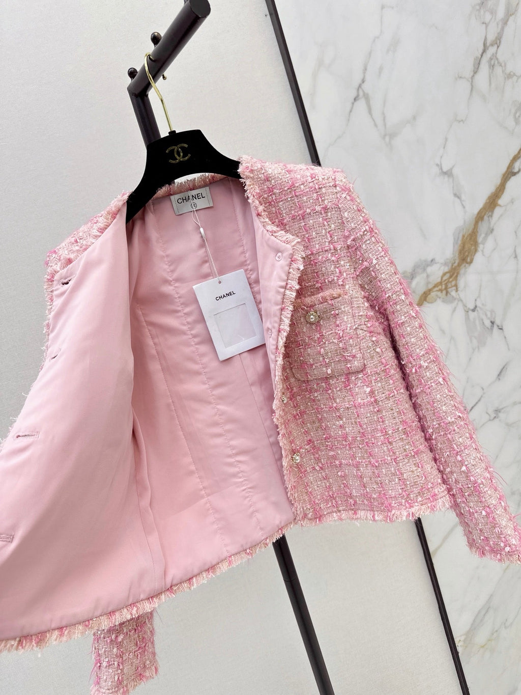 Chanel/26Latest Autumn/Winter Cropped Woven Jacket
