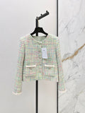 Chanel/26Latest Autumn/Winter Cropped Woven Jacket