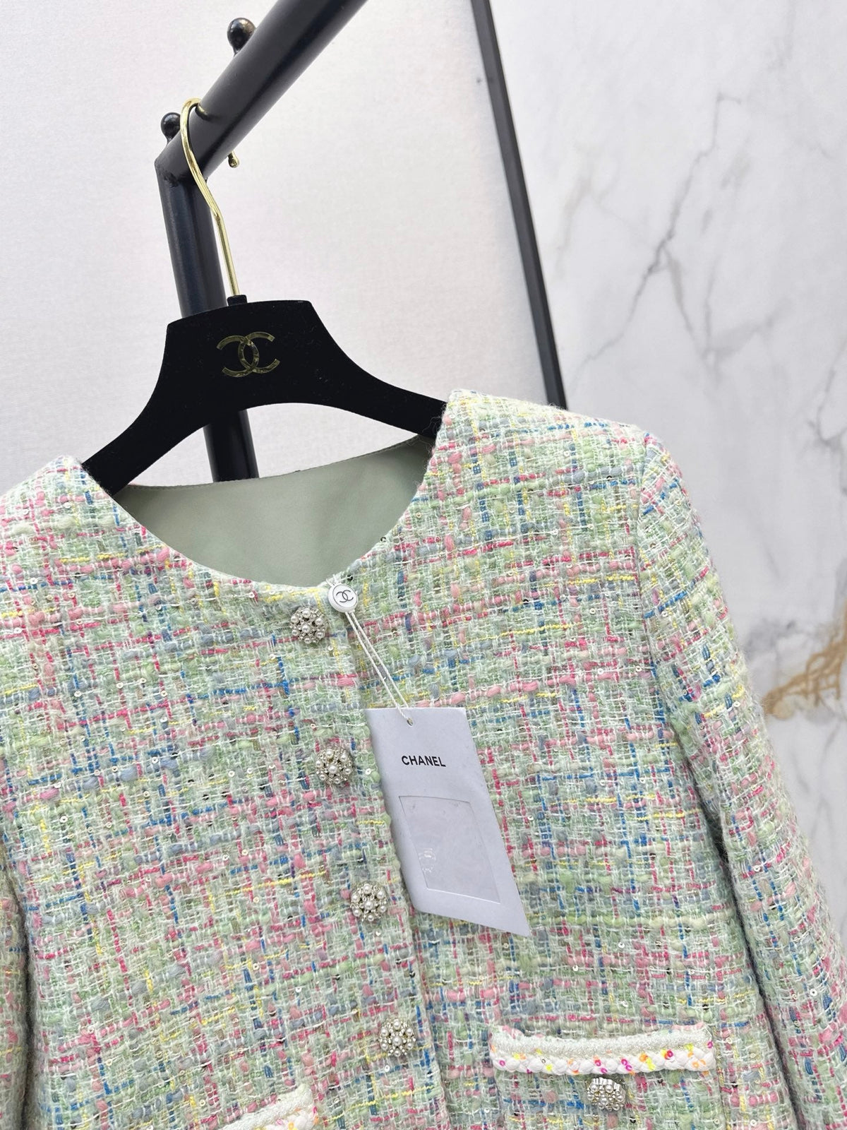 Chanel/26Latest Autumn/Winter Cropped Woven Jacket