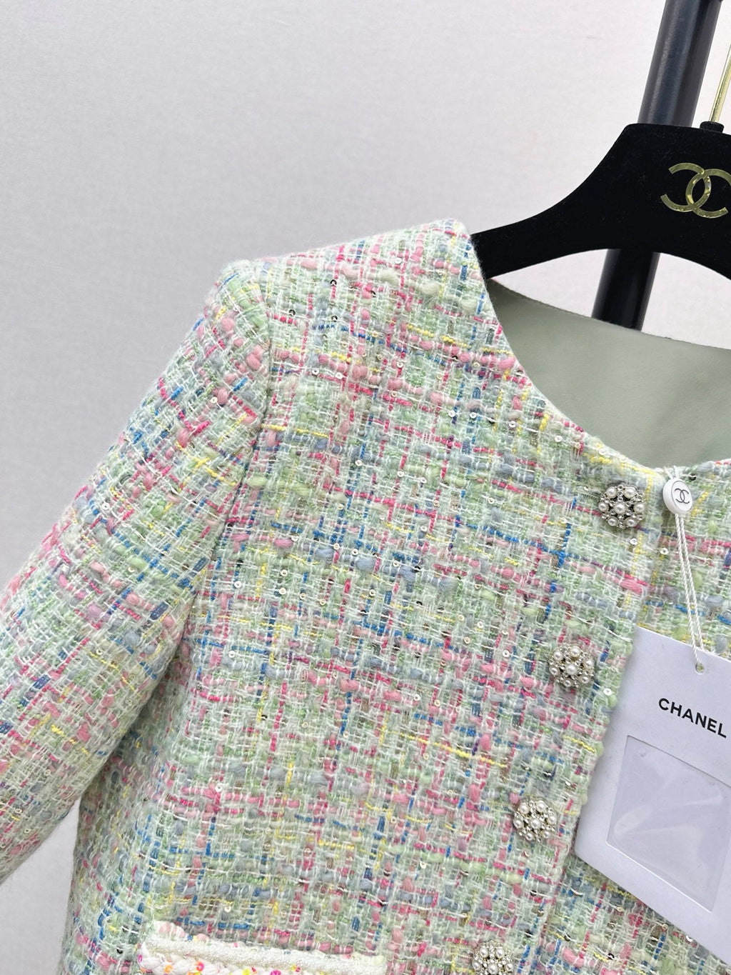 Chanel/26Latest Autumn/Winter Cropped Woven Jacket